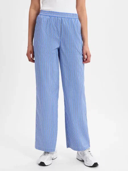 Marie Lund Collection Letnie spodnie Kobiety w S niebieski