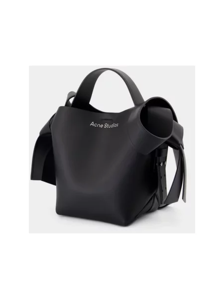 Torebka Acne Studios skórzana czarna