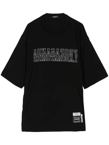 Tricou Undercover cu broderie negru