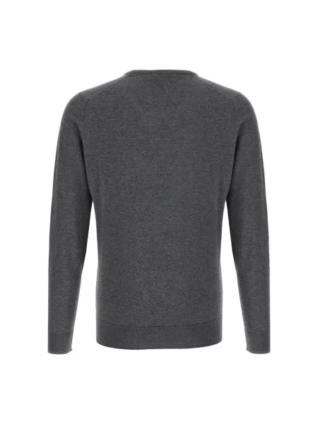 Dzianinowy sweter John Smedley szary
