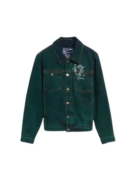 Kurtka jeansowa Rassvet zielona