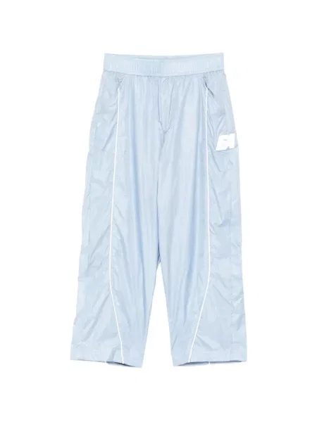 Spodnie dziecięce Emporio Armani niebieskie