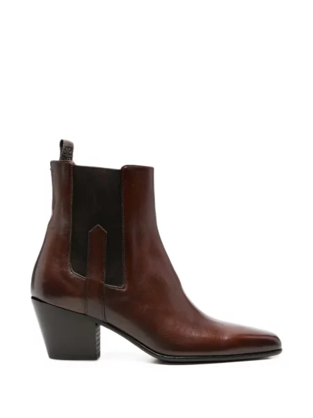 Botine chelsea Pantanetti din piele maro