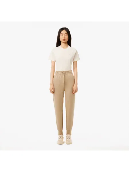 Зауженные спортивные штаны Lacoste черные