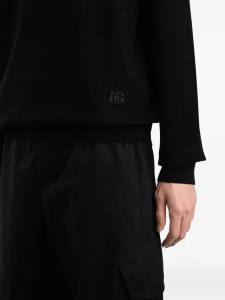 Pulover Dolce & Gabbana de lână negru