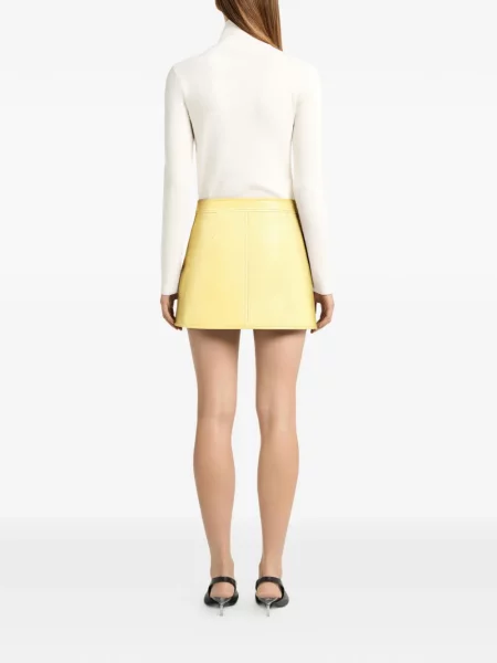 Fusta mini Courreges galben