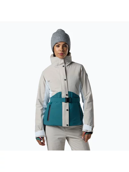 Geacă de schi pentru femei Rossignol Snowdazzle Belted silver cloud