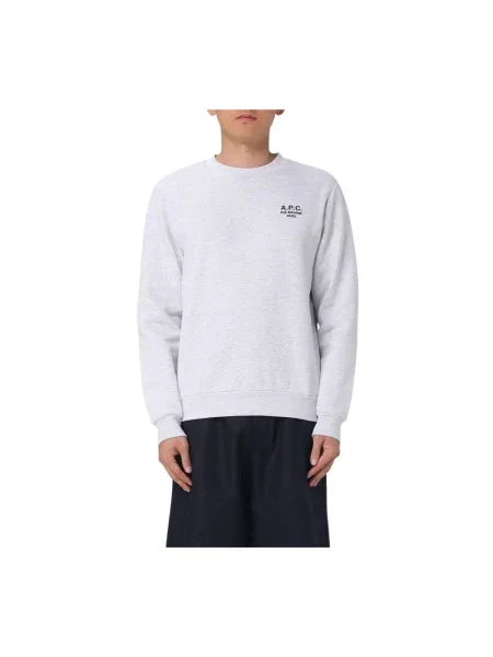 A.P.C. bluza standard rue madame GOTS z aplikacją szary