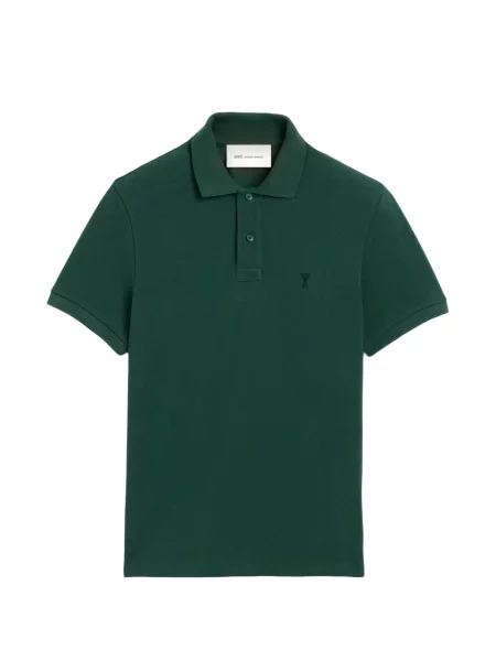 Tricou polo Ami Paris verde