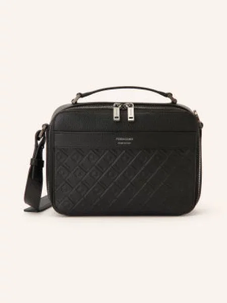 Ferragamo Kabelka Přes Rameno / stříbrná černá