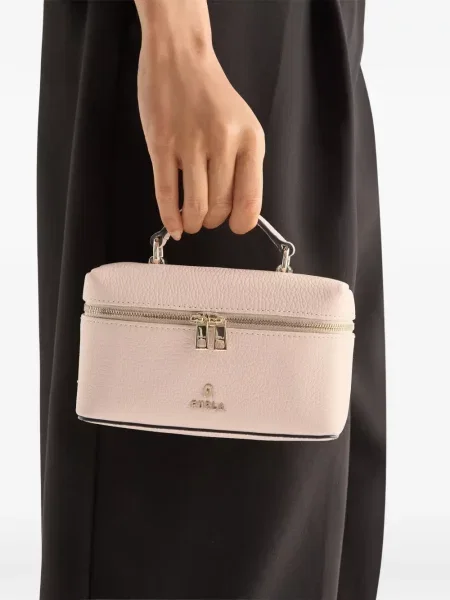 Geantă Furla din piele roz