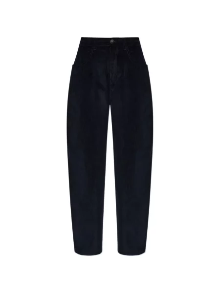 Pantaloni Róhe de catifea cord albastru