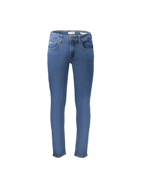 Skinny jeansy skinny Guess Jeans niebieskie