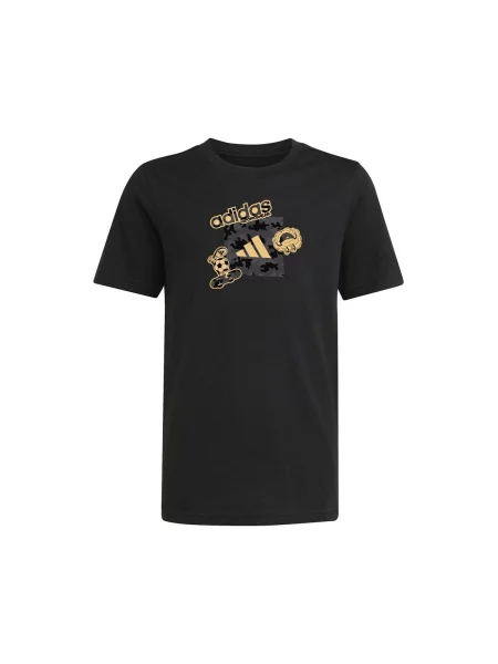 Gyerek póló Adidas fekete
