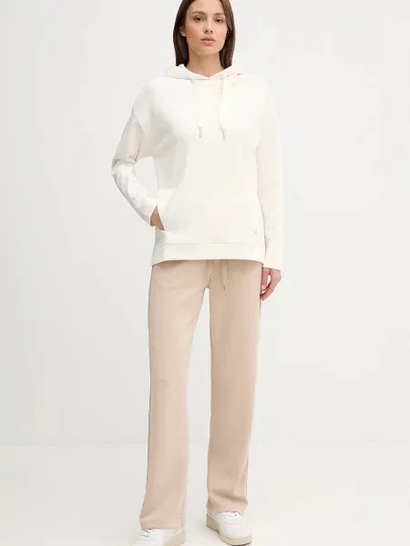 Joop! spodnie dresowe z aplikacją beżowy