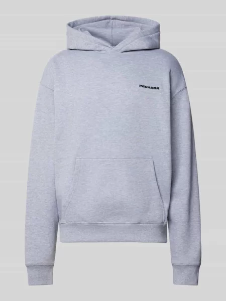 Bluza z kapturem o kroju oversized z mieszanki bawełny Pegador