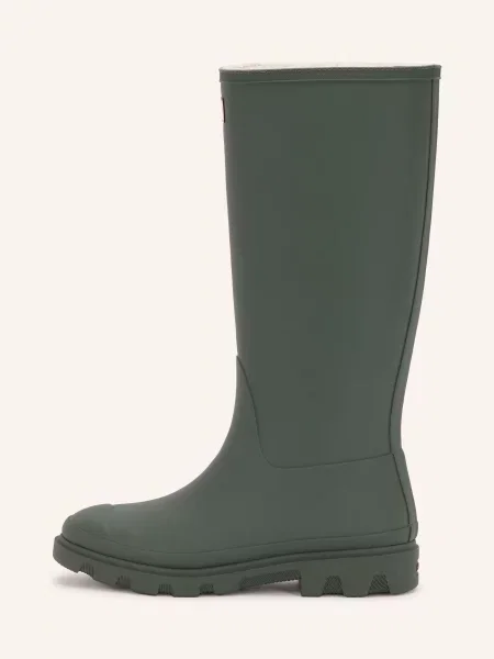 Hunter Kozačky Downpour Tall Insulated olivová