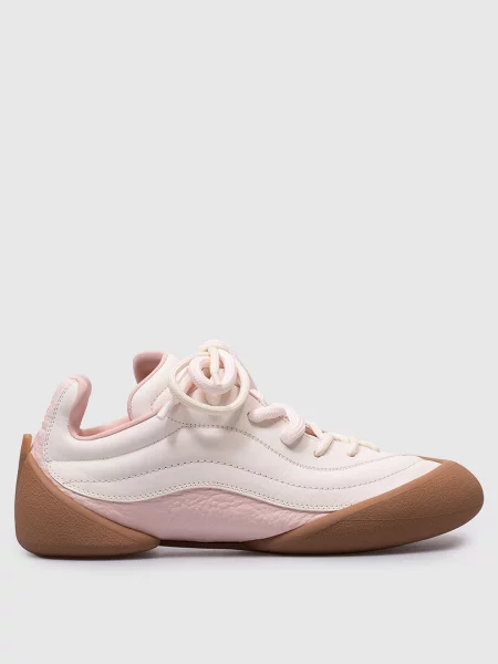 Шкіряні кросівки Flexion з емблемою логотипа Alexander Mcqueen рожеві