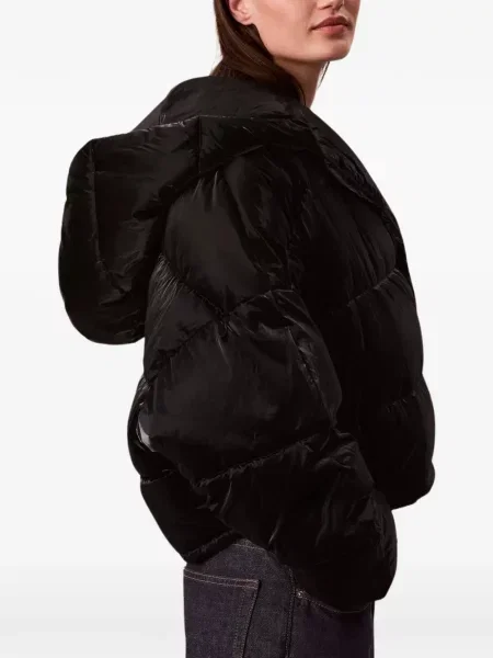 Bunda Calvin Klein s kapucí černá