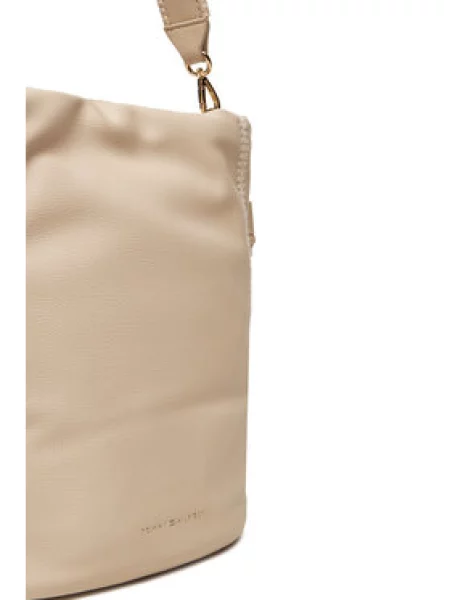 Torbica Tommy Hilfiger Th Soft Summer Bucket bež