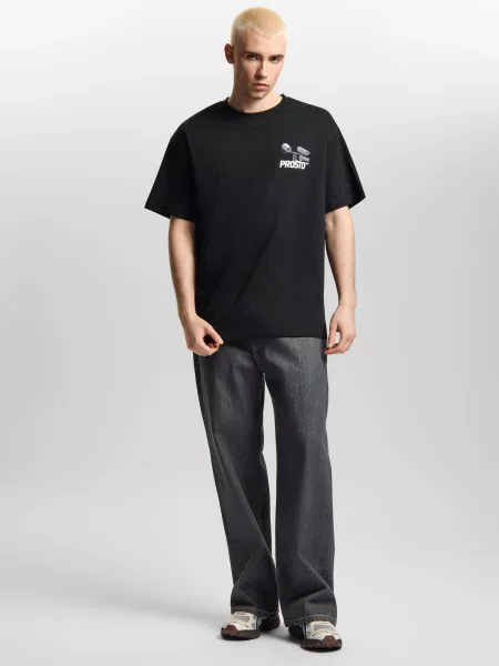Prosto T-Shirt Cc Tv Black czarna