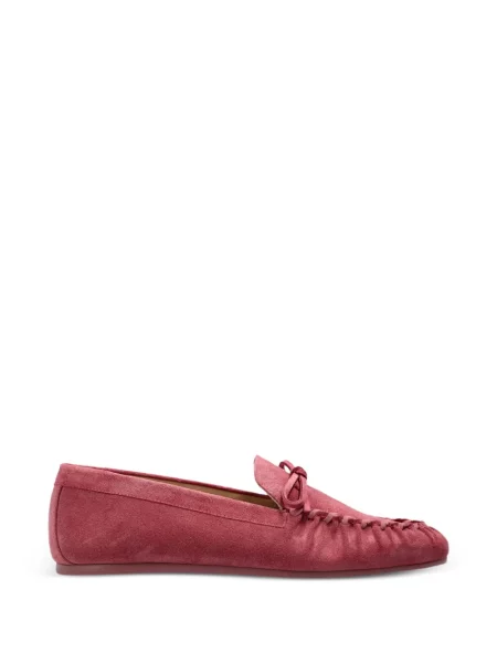 Pantofi loafer Stuart Weitzman cu funde roz