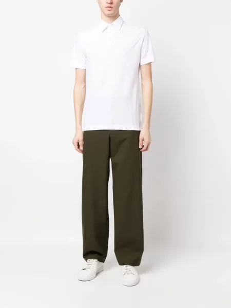 Scurt tricou polo Zanone alb