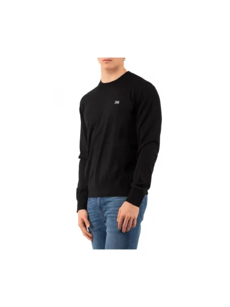 Sweter Dsquared2 z logo czarny