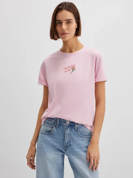 Mavi Tricou / roz / roz verde