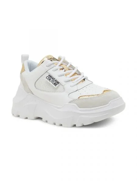 Versace Jeans Couture Bőr sneakers tornacipő fehér