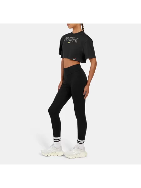 Reebok RBK Lab Krótka koszulka z nadrukiemunisex Black Size: czarna