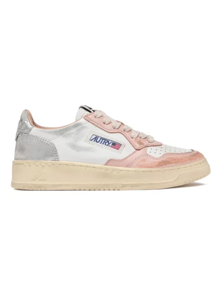 Sneakersy Autry skórzane retro białe
