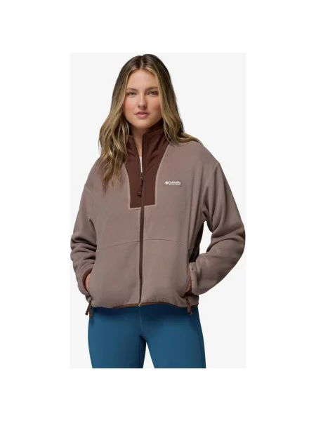 Polar Columbia Sequoia Grove II Full Zip jasnobrązowy XS brązowa
