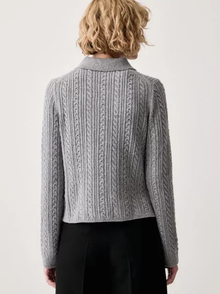 Tommy Hilfiger sweter z wełną szary