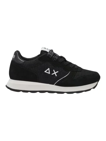 Sneakersy Sun68 skórzane czarne