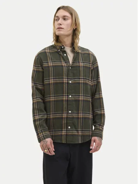 Jack&Jones Srajca Classic Flannel zelena