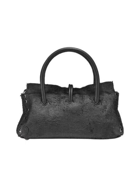 Torebka skórzana Zanellato skórzana czarna