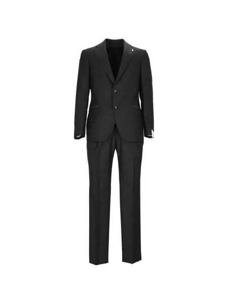 Costum Luigi Bianchi în carouri gri