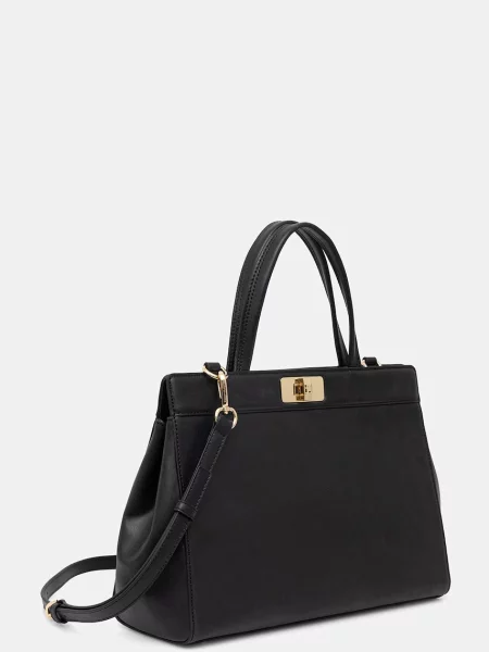 Rucsac Tommy Hilfiger din piele negru