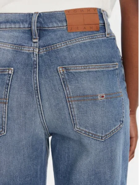 Tommy Jeans Jeansy Layla Straight Fit modrá