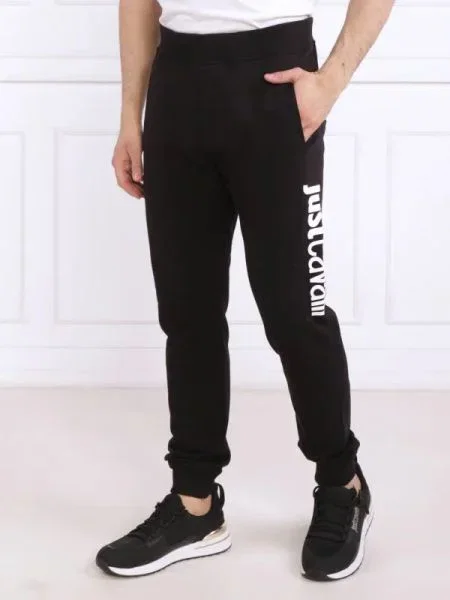 Just Cavalli Pantaloni de trening negru