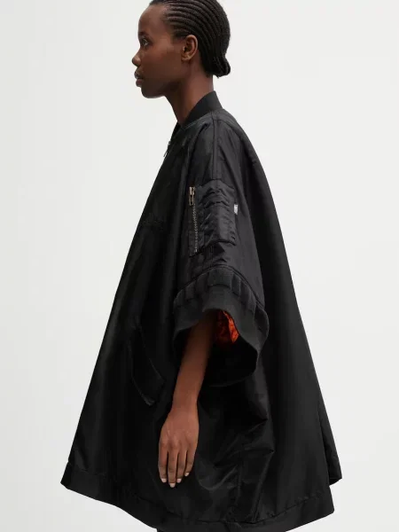 Maison Margiela geacă oversize feminină negru