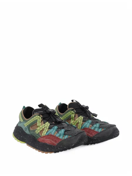 Sneakerși Flower Mountain cu model floral verde