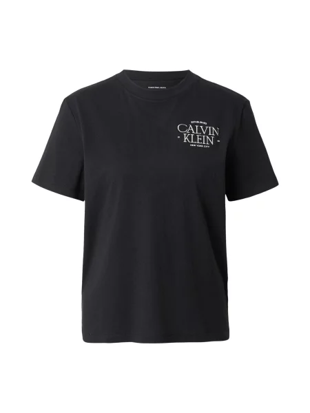 Calvin Klein Jeans Tricou CLASSIC negru alb