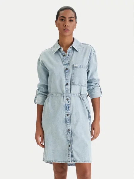 Guess Jeans Джинсова сукня Голубий