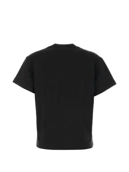 Tricou Jil Sander cu broderie negru