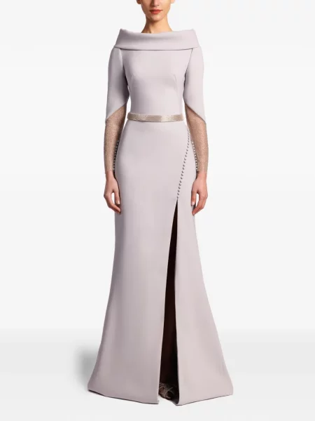 Rochie Gattinolli By Marwan cu umerii deschiși gri