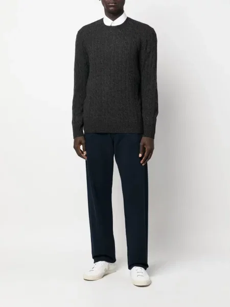 Vilnonis megztinis Polo Ralph Lauren pilka