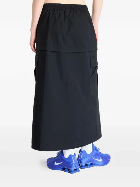 Długa bluza z kapturem Nike do biegania czarna