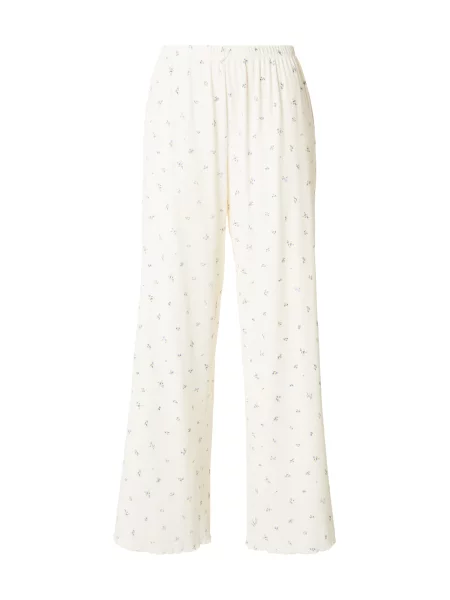 Hunkemöller Pantaloni de pijama Daisy albastru / albastru pastel / oliv alb